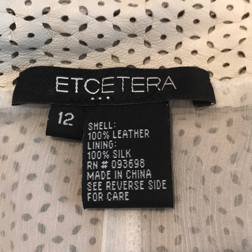 Etcetera Leather Jacket - image 5